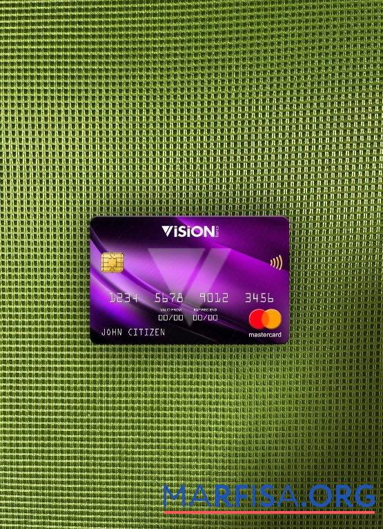 Downloadable Paraguay Vision Banco bank mastercard photolook front sample